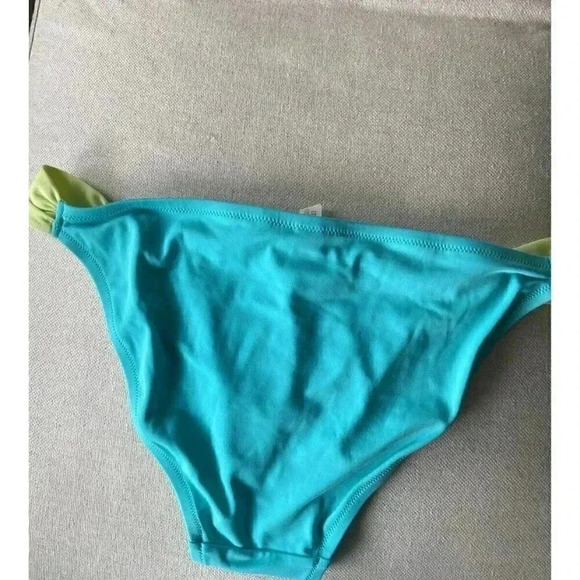 Women's VICTORIA'S SECRET 2 Pc Twisted Bandeau Color Block Halter Bikini Sz S L - Picture 3 of 9